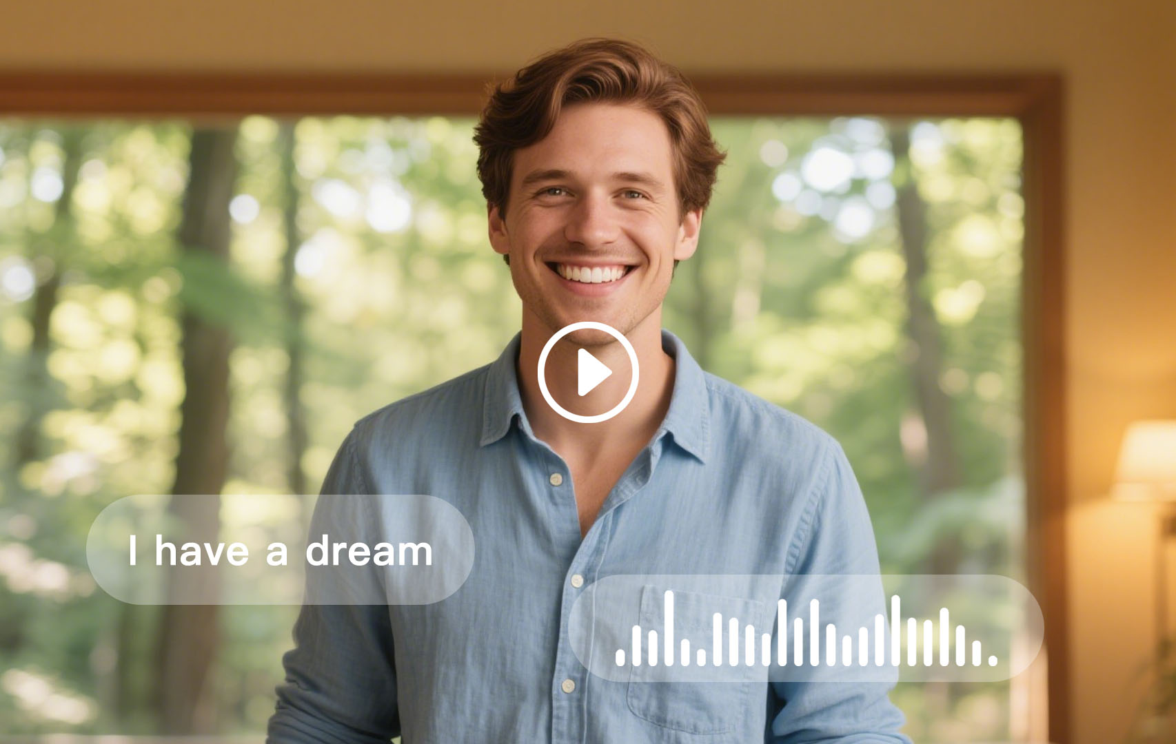Use voice clones across any audio or video